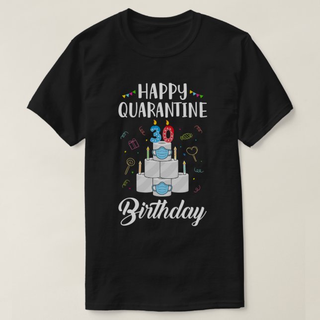 T-shirt 30e anniversaire Idée cadeau 1990 Joyeux Birt de q (Design devant)