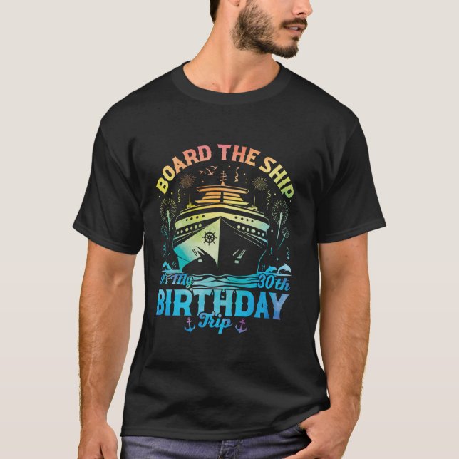 T-shirt 30e Anniversaire Le navire C'est mon 30e anniversa (Devant)