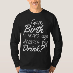 T-shirt 30e anniversaire Maman Fils Fille 30 ans Cadeau Dr