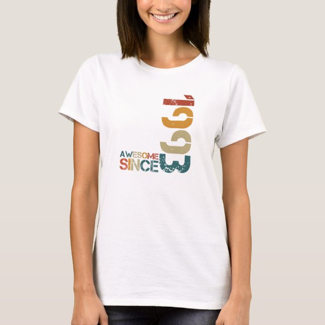 T-shirt 30e anniversaire - Né en 1993 (Devant)