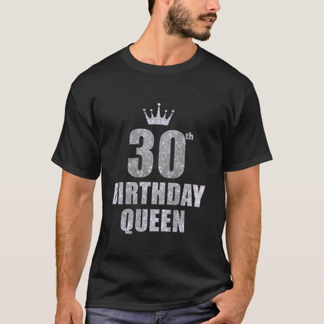 T-shirt 30e anniversaire Queen Funny 30 ans Golden Part (Devant)