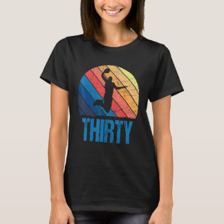 T-shirt 30e anniversaire Retro Basketball 30 ans Homme Wo