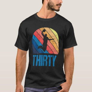 T-shirt 30e anniversaire Retro Basketball 30 ans Homme Wo
