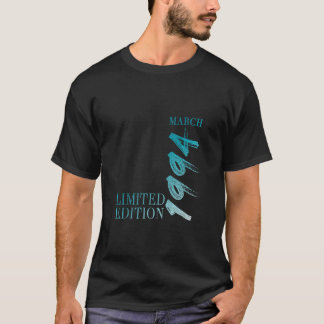 T-shirt 30e anniversaire Vintage 1994 Mars 30 ans Hommes F