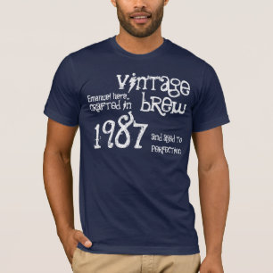 T-shirt 30e cadeau d'anniversaire 1987 Race Vintage ou TOU