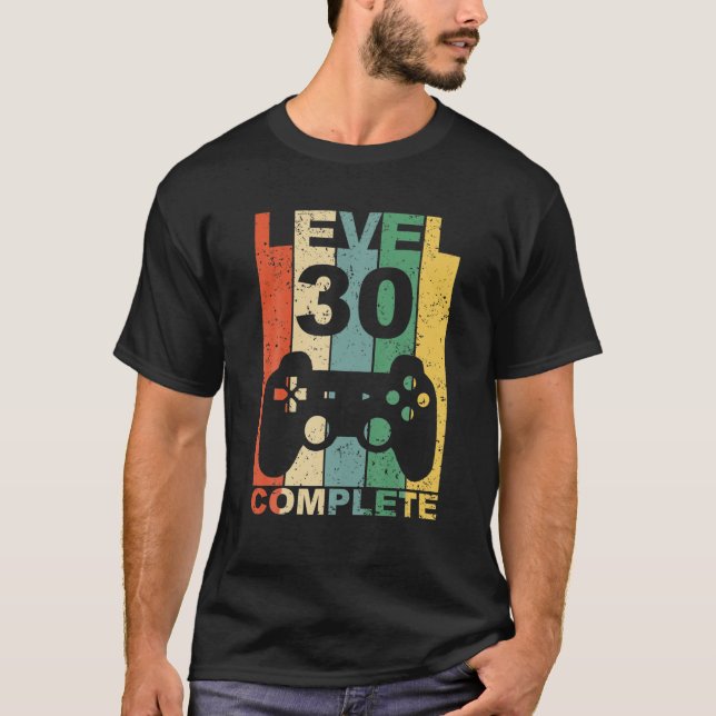 T-shirt 30E Homme Anniversaire Femme 1991 Niveau 30 Ans Jo (Devant)