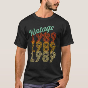 T-shirt 30ème Cadeau de classique du cru 1989
