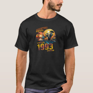 T-shirt 30th Birthday Limited 1993 Edition Elephant Backpr