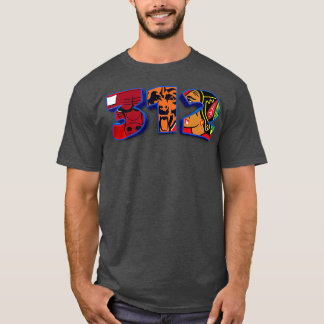 T-shirt 312 Indicatif régional Chicago City Sports