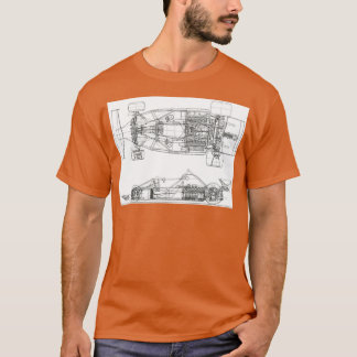 T-shirt 312T2 1976 Niki Blueprint