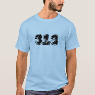 T-shirt 313 (de Detroit)