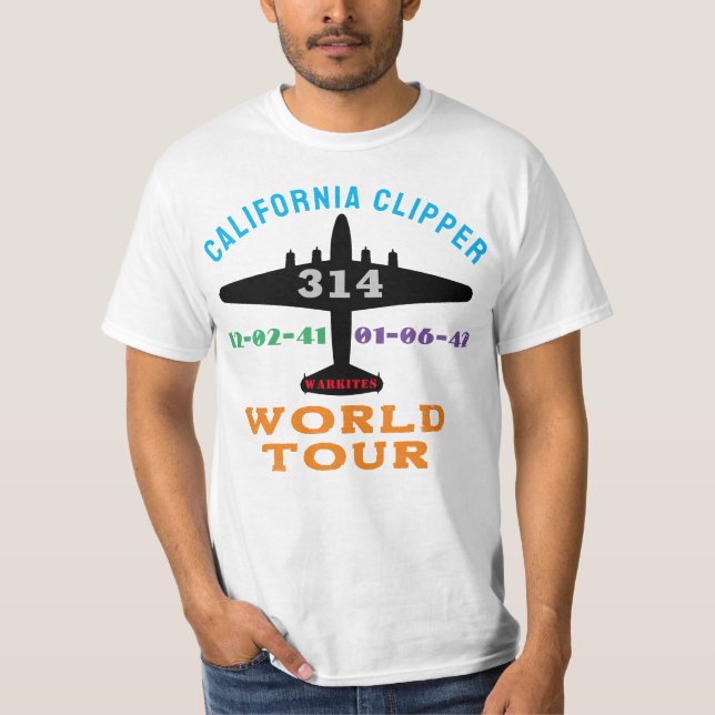 T-shirt 314 California Clipper (Devant)