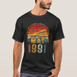 T-shirt 31 Ans Awesome Depuis Mai 1991 Cadeaux 31St Birt