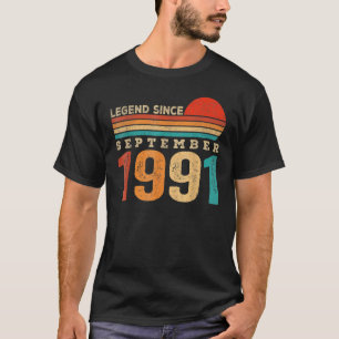 T-shirt 31 ans de légende depuis septembre 1991 31th Bir