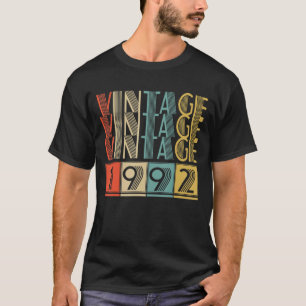 T-shirt 31 Ans Fabriqué En 1992 Vintage 1992 31E Anniversa