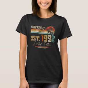 T-shirt 31 ans Vintage 1992 31e anniversaire