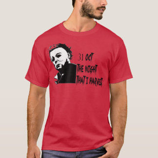T-shirt 31 OCT la nuit où je récolte l'horreur d'halloween
