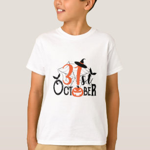 T-shirt 31 octobre Fête d'Halloween
