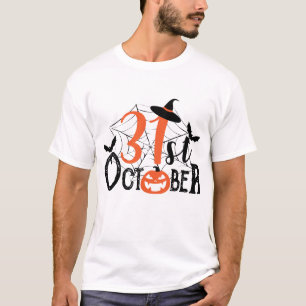 T-shirt 31 octobre Fête d'Halloween