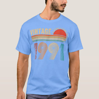 T-shirt 31 Years Old Vintage 1991 Limited Edition 31th Bir