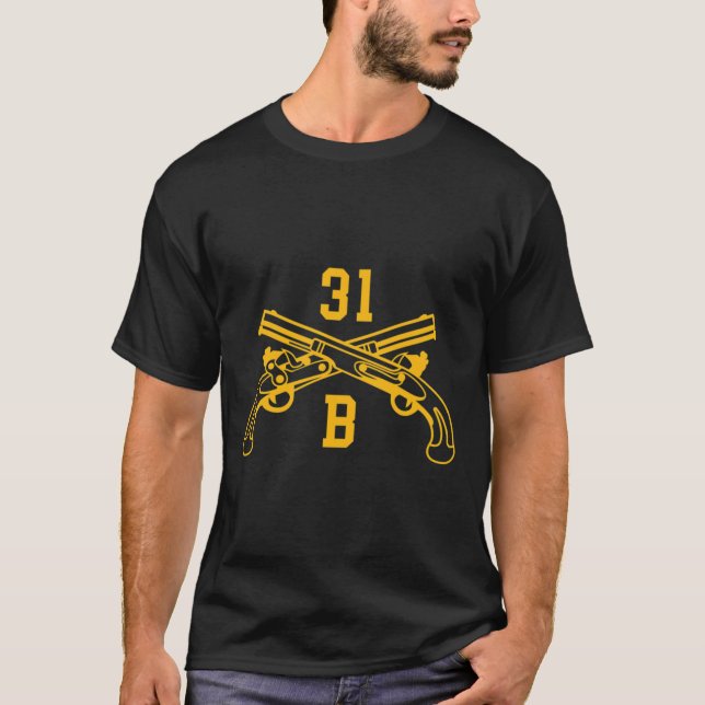 T-shirt 31B L'Officier De Police Militaire Traversé Des Pi (Devant)