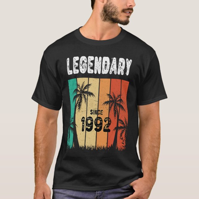 T-shirt 31e anniversaire 1992 Anniversaire pour hommes et  (Devant)