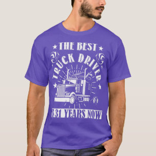 T-shirt 31e anniversaire Conducteur de camion actuel 31 an