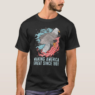 T-shirt 31e anniversaire de la grandeur de l'Amérique depu