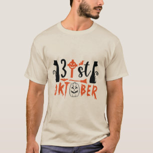 T-shirt 31e Oktober Chats noirs Halloween