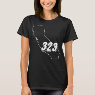 T-shirt 323 California State Vintage Beach Cali 80s Venice