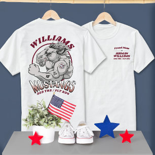 T-shirt 323 Mustangs Air Force BMT Graduation LIGHT Color