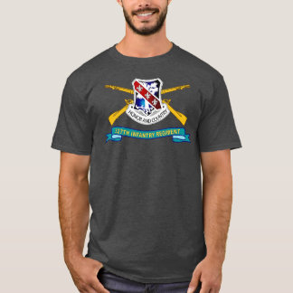 T-shirt 327e Régiment d'infanterie DUI w Br Ribbon X
