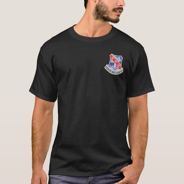 T-shirt 327th Infanterie DUI + L'assaut aérien s'envole le (Devant)