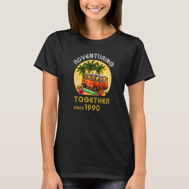 T-shirt 32 ans d'aventure ensemble depuis 1990 32e Anni (Devant)