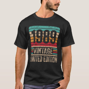 T-shirt 32 Ans Légendaire Retro Vintage Awesome Birthd