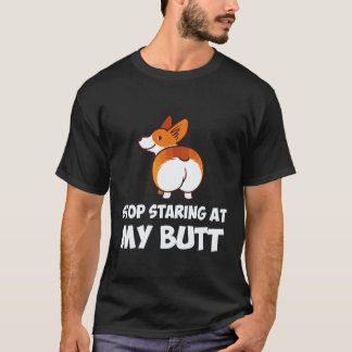 T-shirt 32 Arrêtez de mater mon cul Corgi