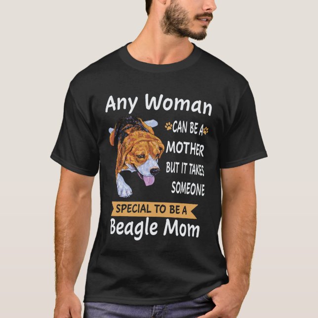 T-shirt 32 Spécial pour être une mère Beagle Beagle (Devant)