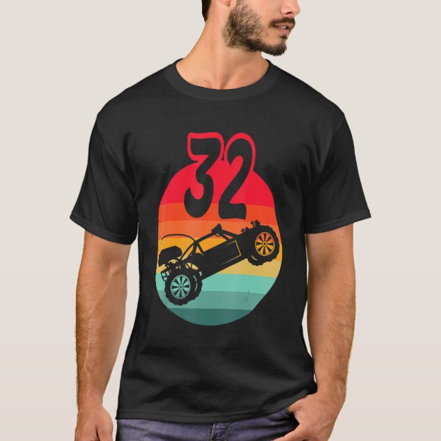 T-shirt 32e Anniversaire I Racing Jeu I Remote Control Rc (Devant)