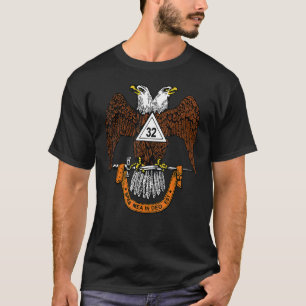 T-shirt 32e degré Mason Masonic Scottish Rite Down