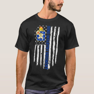 T-shirt 32e régiment d'infanterie Basculement du drapeau a