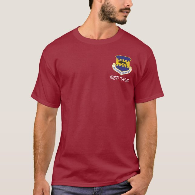 T-shirt 332d combattant pièce en t de douille "de queues (Devant)