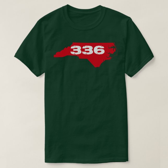 T-shirt 336 Rouge et blanc (Design devant)
