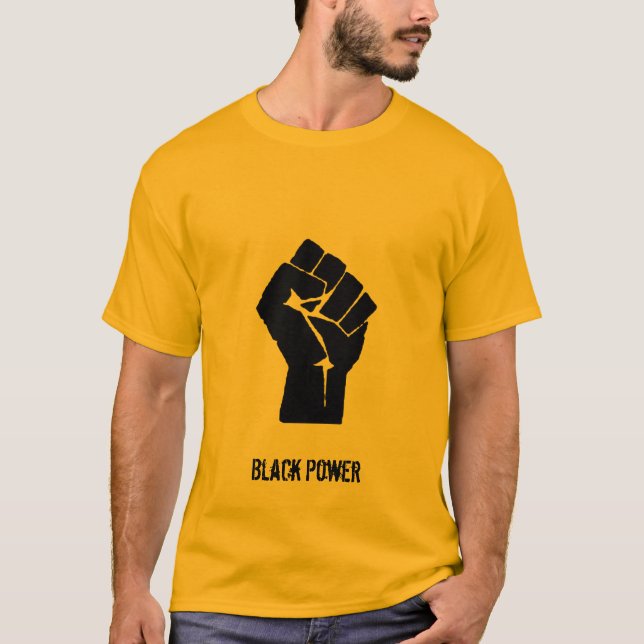 T-shirt 337px-Fist.svg [1], puissance noire (Devant)
