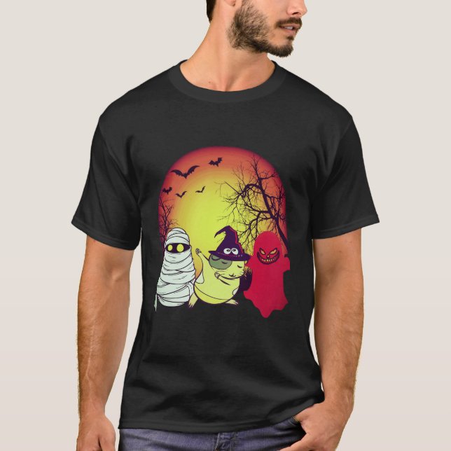 T-shirt 33 Cobaye Halloween Citrouille (Devant)