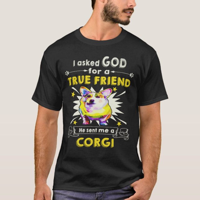 T-shirt 33 Il m'a envoyé un Corgi (Devant)
