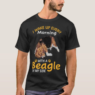 T-shirt 33 Je Me Réveille Tous Les Matins Avec Un Beagle P