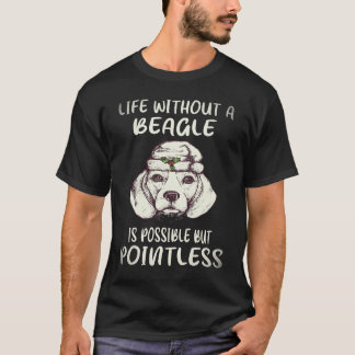 T-shirt 33 La vie sans un beagle