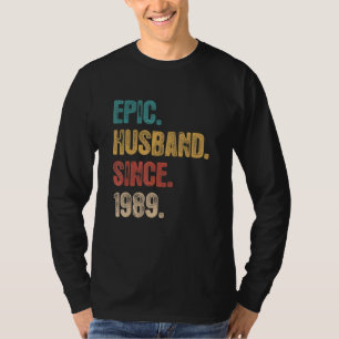 T-shirt 33 Mariage Anniversaire Pour Lui Épique Mari Depui