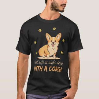 T-shirt 33 Se Sentent En Sécurité La Nuit En Dormant Avec 