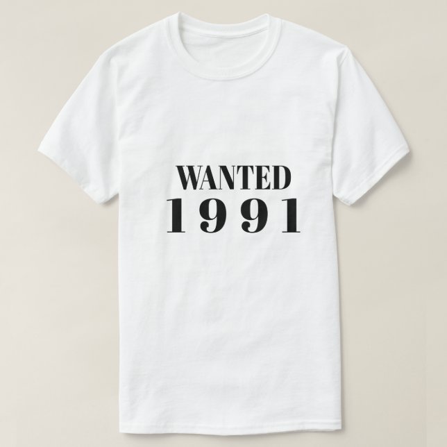 T-shirt 33e anniversaire 1991 (Design devant)